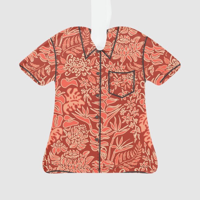 Kauai Morning Hawaiian Protea Floral Aloha Shirt (devant)
