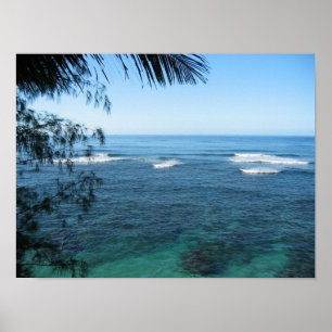kauai ocean poster