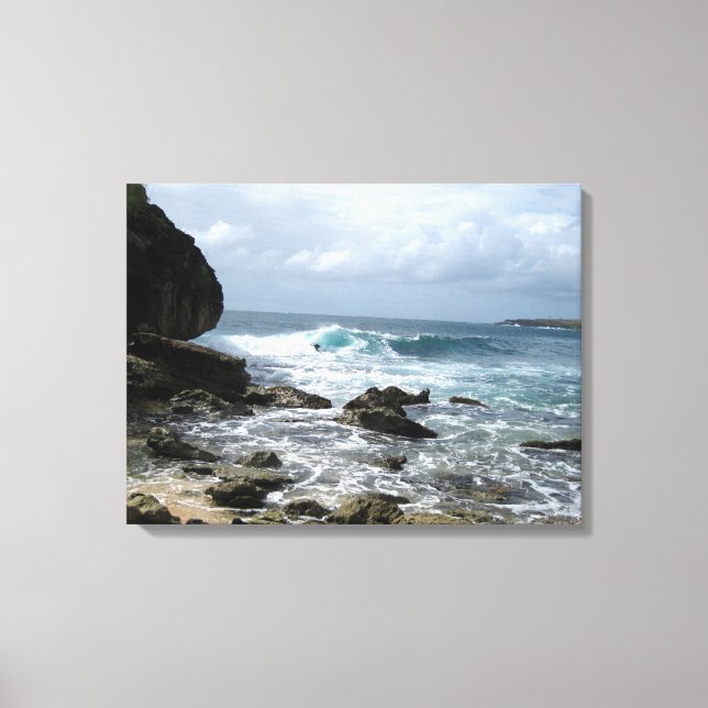 Kauai Ocean Scene Canvas Print (Front)