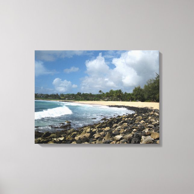 Kauai Ocean Scene Canvas Print (Front)