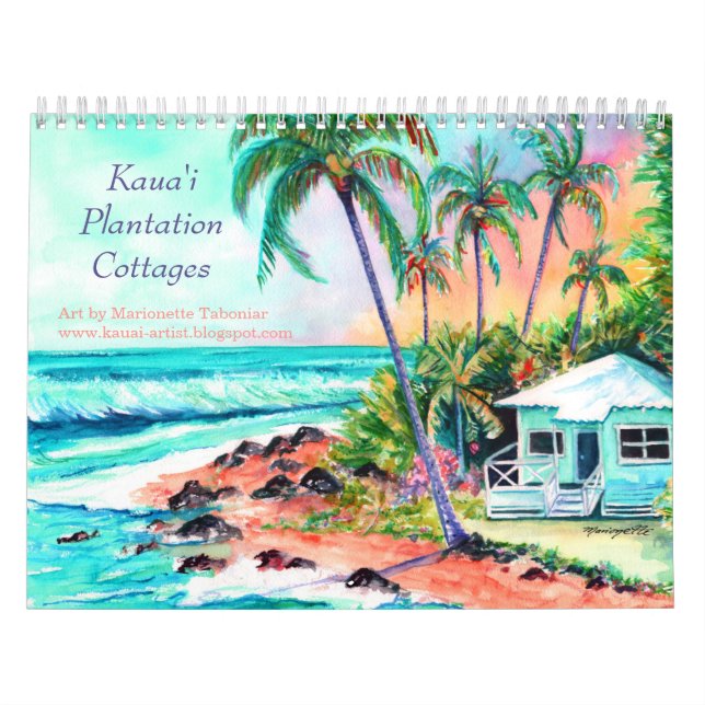 Kauai Plantation Cottages Calendar (Cover)