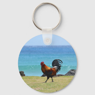 Kauai rooster keychain
