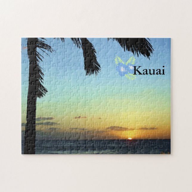 Kauai Sunset Jigsaw Puzzle (Horizontal)