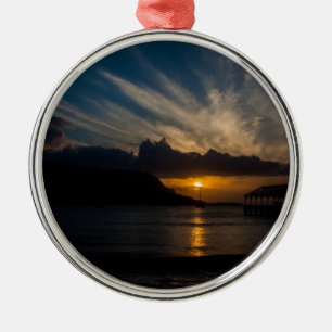 Kauai Sunset Metal Ornament