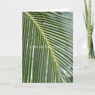 Kauai Tropical Leaves (photo taken by me) Card