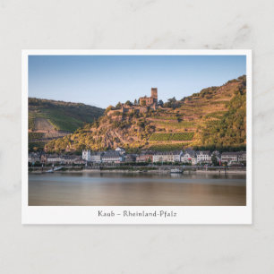 Kaub am Rhein - Germany Postcard