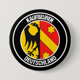 Kaufbeuren Round Emblem 3 Inch Round Button