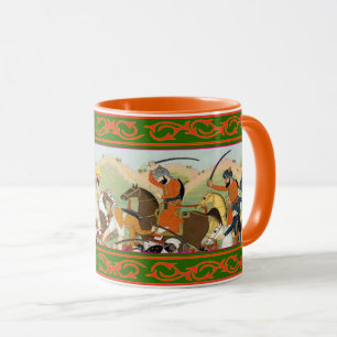 Kaur -  Sikh Historical Art #2 - orange Mug