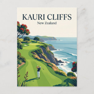 Kauri Cliffs New Zealand Postcard