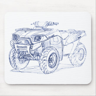 Kaw Brute Force 650 2009+ Mouse Pad