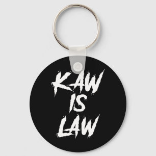 Kaw Is Law Battlehawks St. Louis Football Tailgate Keychain