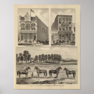 Kaw Valley Farm, Marion, and Topeka, Kansas Poster