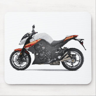 Kaw Z1000 gen3 2009+ cracked Mouse Pad
