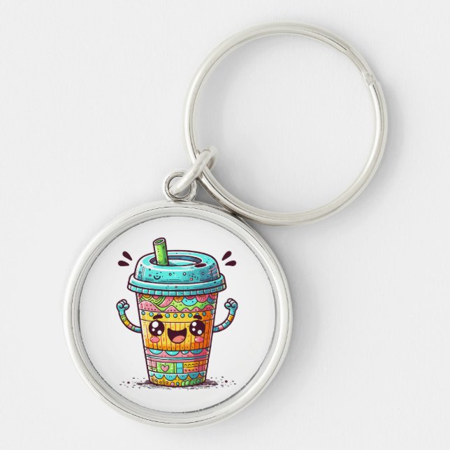 Kawai Coffee Keychain (Front)
