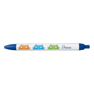 Kawai Colourful Black Ink Pen