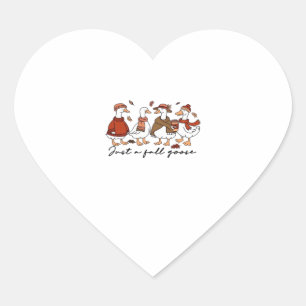 kawai leaf, Oversized T-Shirt Heart Sticker