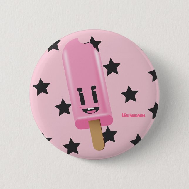 kawaii 2 inch round button (Front)