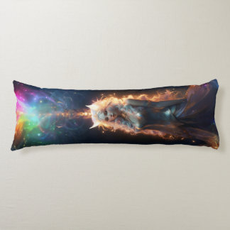 Kawaii Anime Catgirl Rainbow Sparkle Body Pillow