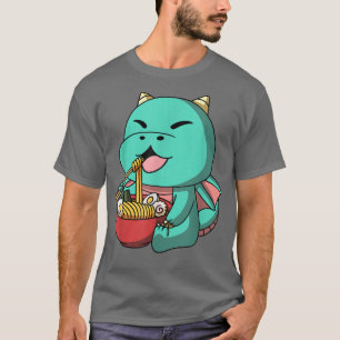 Kawaii Anime Dragon Asian Noodles Japanese Ramen T-Shirt