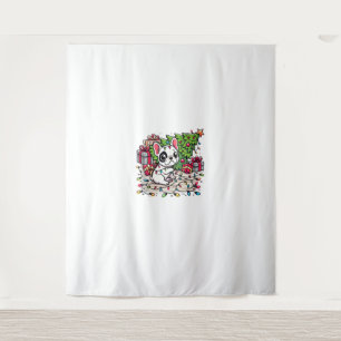 Kawaii Anime Frenchie Christmas Funny Dog  Tapestry