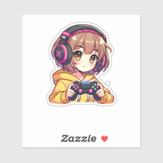 Kawaii Anime Gamer Girl