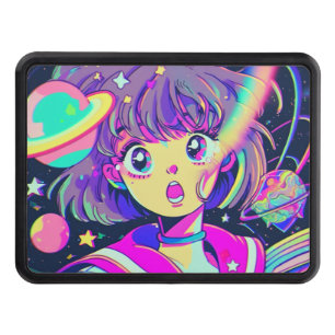 Kawaii Anime Girl Hitch Cover