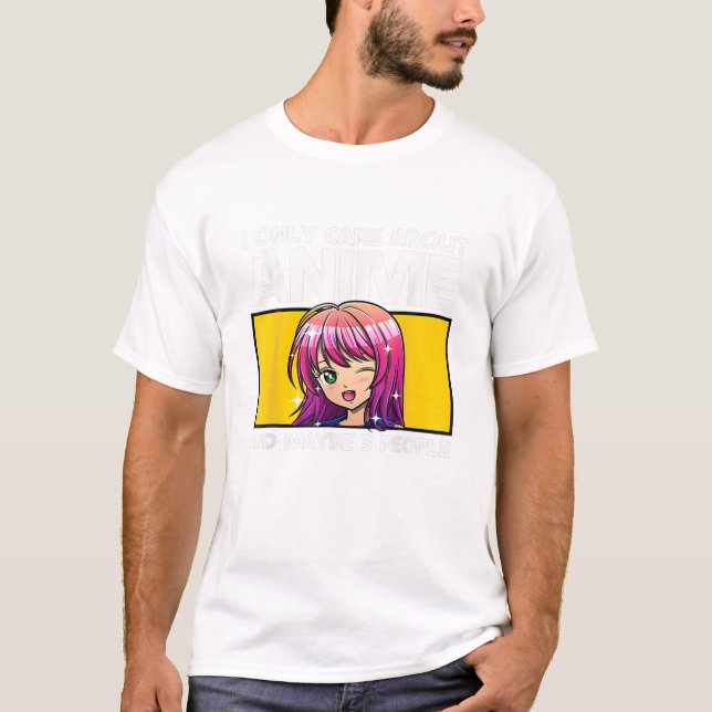 Kawaii Anime Girl Lofi Aesthetic Retro 90S Japanes T-Shirt (Front)