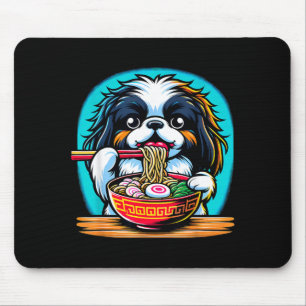 Kawaii Anime Japanese Chin Dog Ramen Mouse Pad