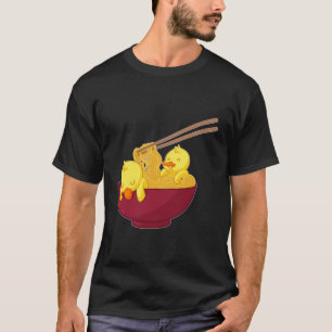 Kawaii Anime Japanese Ramen Noodles Yellow Duck Gi T-Shirt