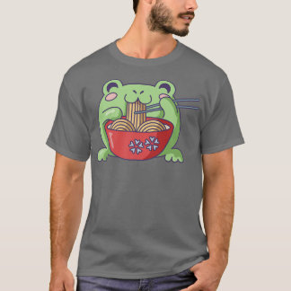 Kawaii Anime Otaku Girl Pastel Kawaii Frog Loves R T-Shirt