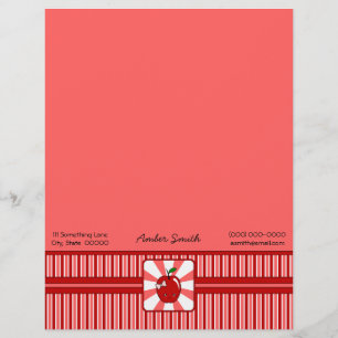 Kawaii Apple (Girl) Letterhead