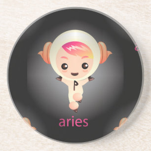 kawaii aries coaster