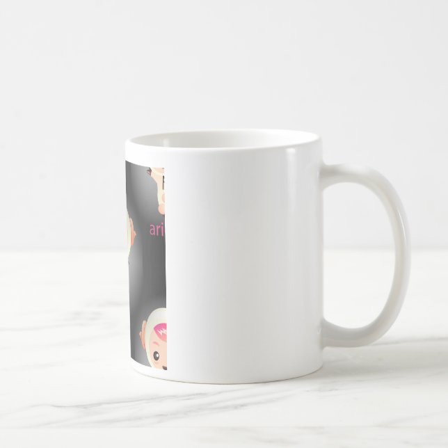 kawaii aries coffee mug (Right)