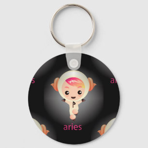 kawaii aries keychain