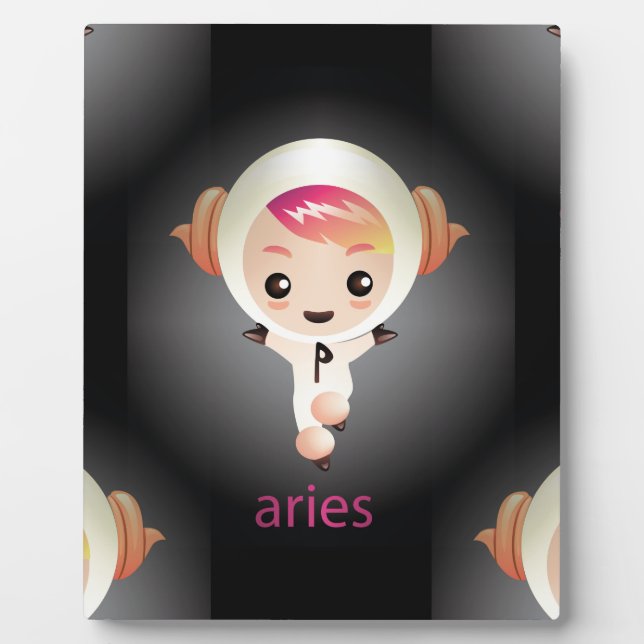 kawaii aries plaque (Front)