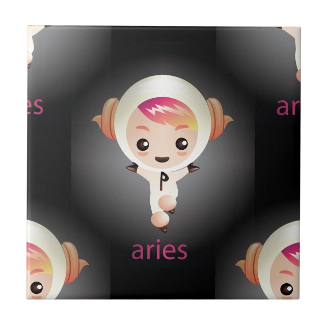 kawaii aries tile (Front)