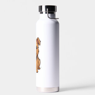 Kawaii Australian Terrier Puppy Water Bottle