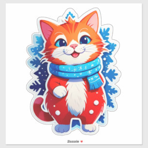 🎄 Kawaii autocollant de Noël pour les amoureux de