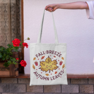 Kawaii Autumn Leaf Sac fourre-tout