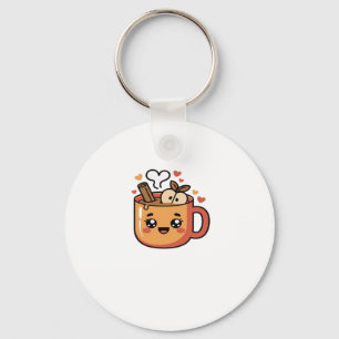 kawaii autumn tea Classic T-Shirt Keychain