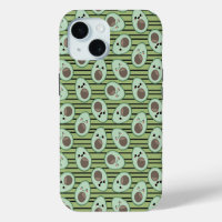 Kawaii Avocado Pattern