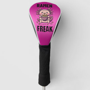 Kawaii Axalotl eating Ramen Golf Head Cover