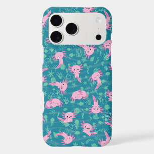Kawaii Axolotl in Ocean iPhone / iPad case