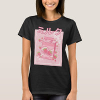 Kawaii Axolotl Strawberry Milk Shake Carton Japane