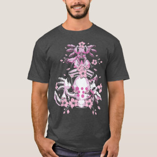 Kawaii Axolotl with Bubble Tea and Boba tea and Sa T-Shirt