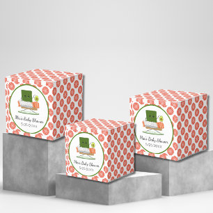 Kawaii Baby Shower: Sushi and Salmon Roll Theme Favor Box