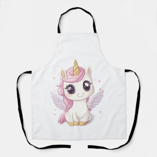 Kawaii Baby Unicorn (1) Apron