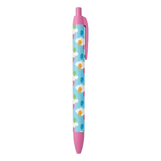 Kawaii Balloons Black Ink Pen (Bottom (Vertical))