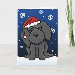 Kawaii Barbet Christmas Card