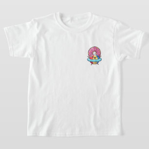 Kawaii Beach Ball and Glazed Doughnut Summer Fun K T-Shirt
